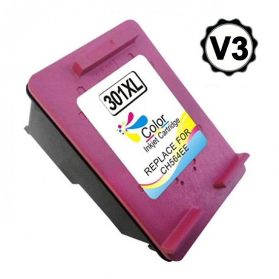 Compativel HP 301XLC  3x7ml Cores
