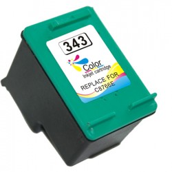 Compativel HP 343  3x6ml Cores